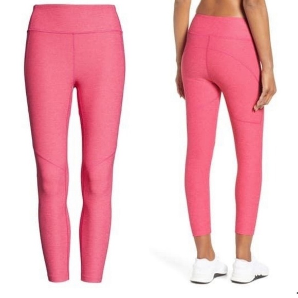 🌷 Outdoor Voices Warm Up Legging Flamingo Pink Compression Size Small - Picture 1 of 9
